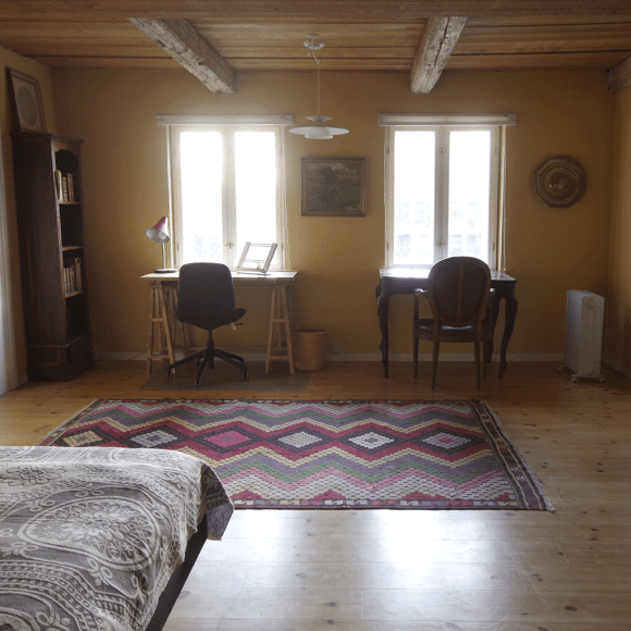 Thomasine Gyllembourgs værelse på Vindbyholtgårds refugium.