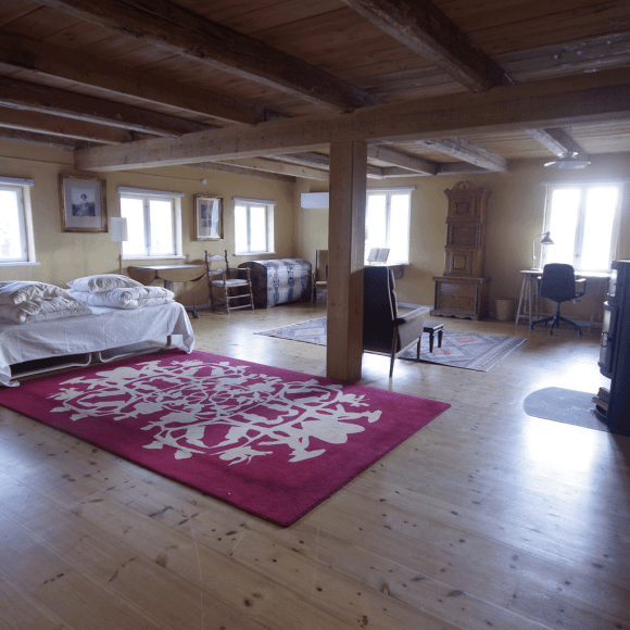 Marcel Prousts værelse på Vindbyholtgårds refugium.